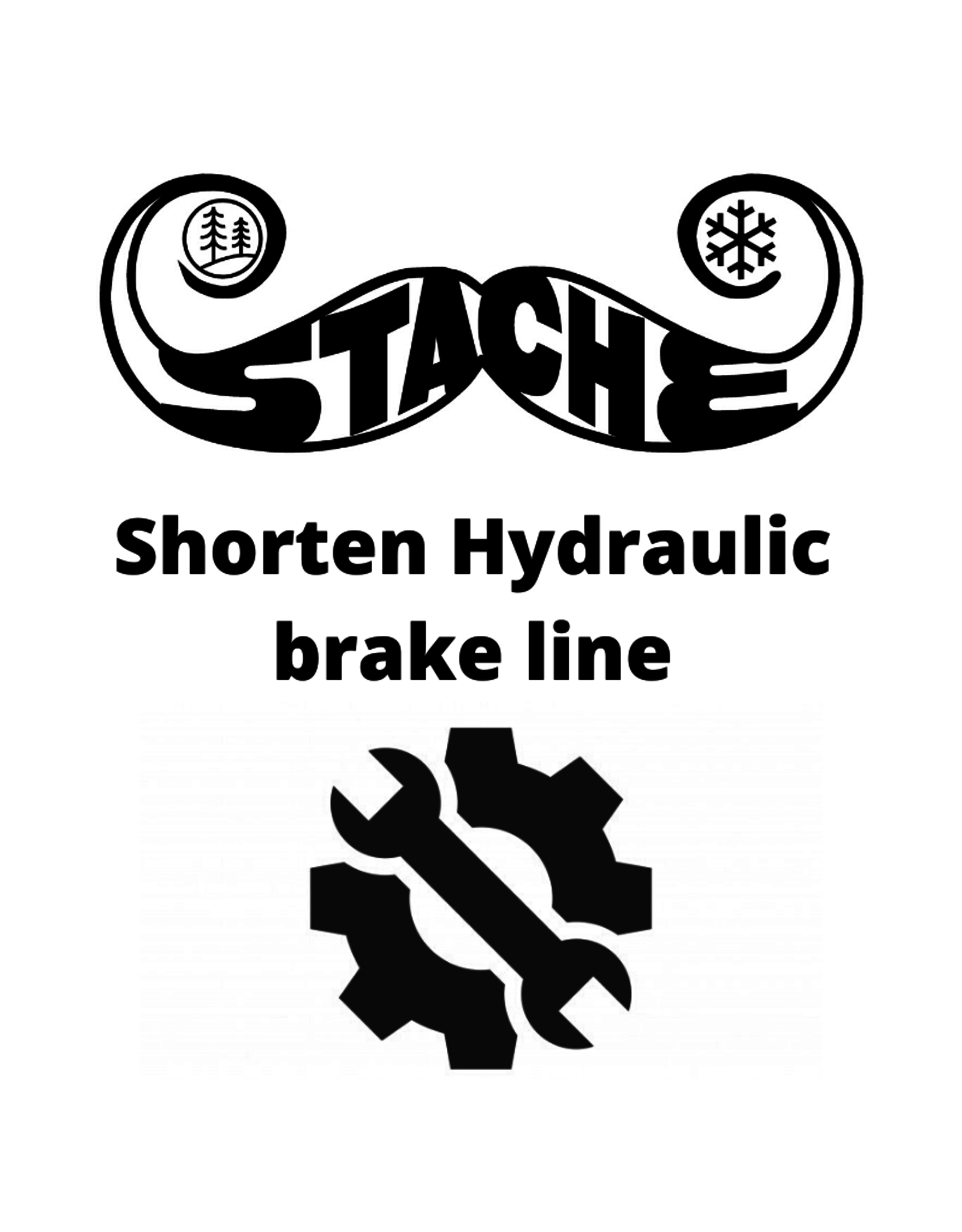 Shorten Hydro brake line