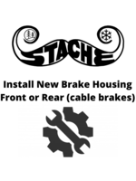 Install New Brake Housing Ft or Rear (cable brakes)