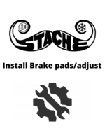 Install Brake pads/adjust