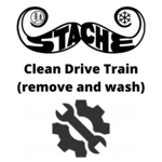 Clean Drive Train (remove and wash)