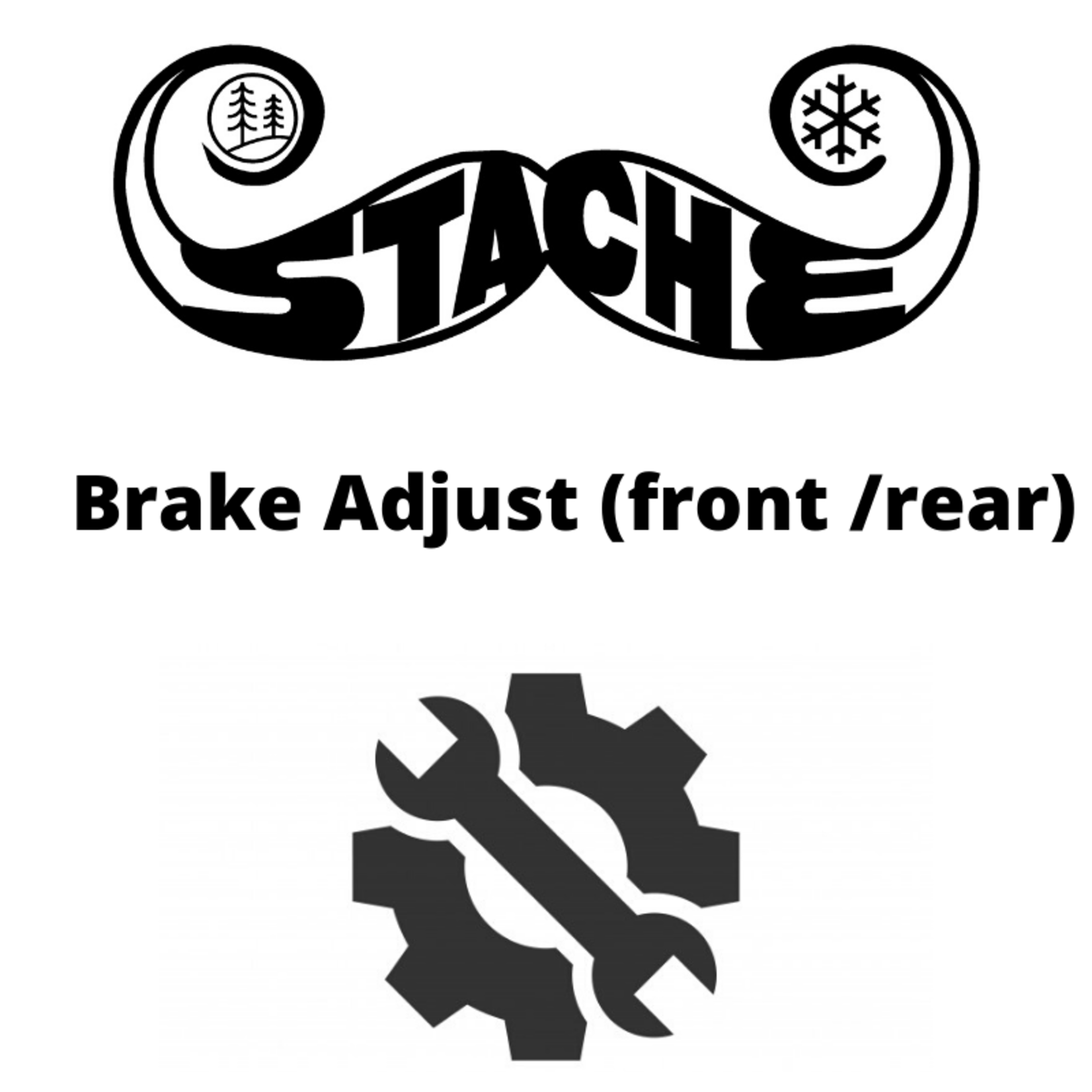 Brake adjust (front)