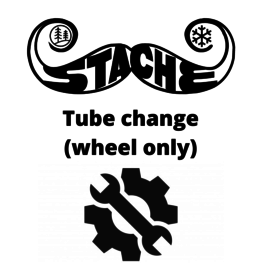 Tube change (wheel only)