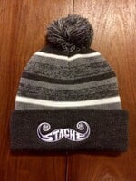 Stache Stache Fleece Pom Hat- Grey