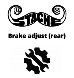 Brake adjust (rear)