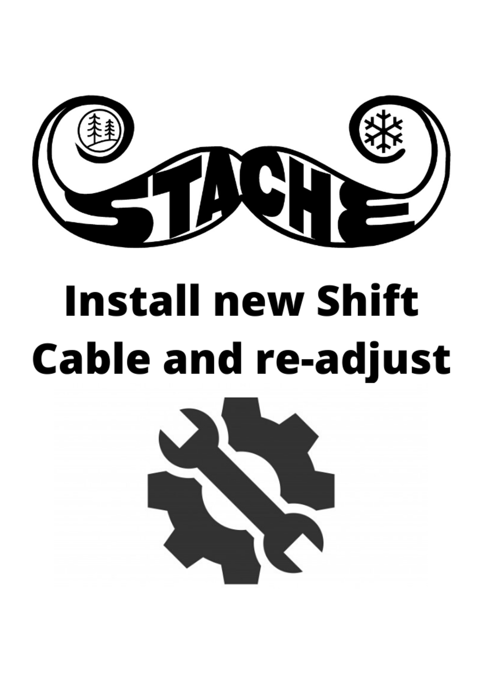 Install new Shift Cable and re-adjust