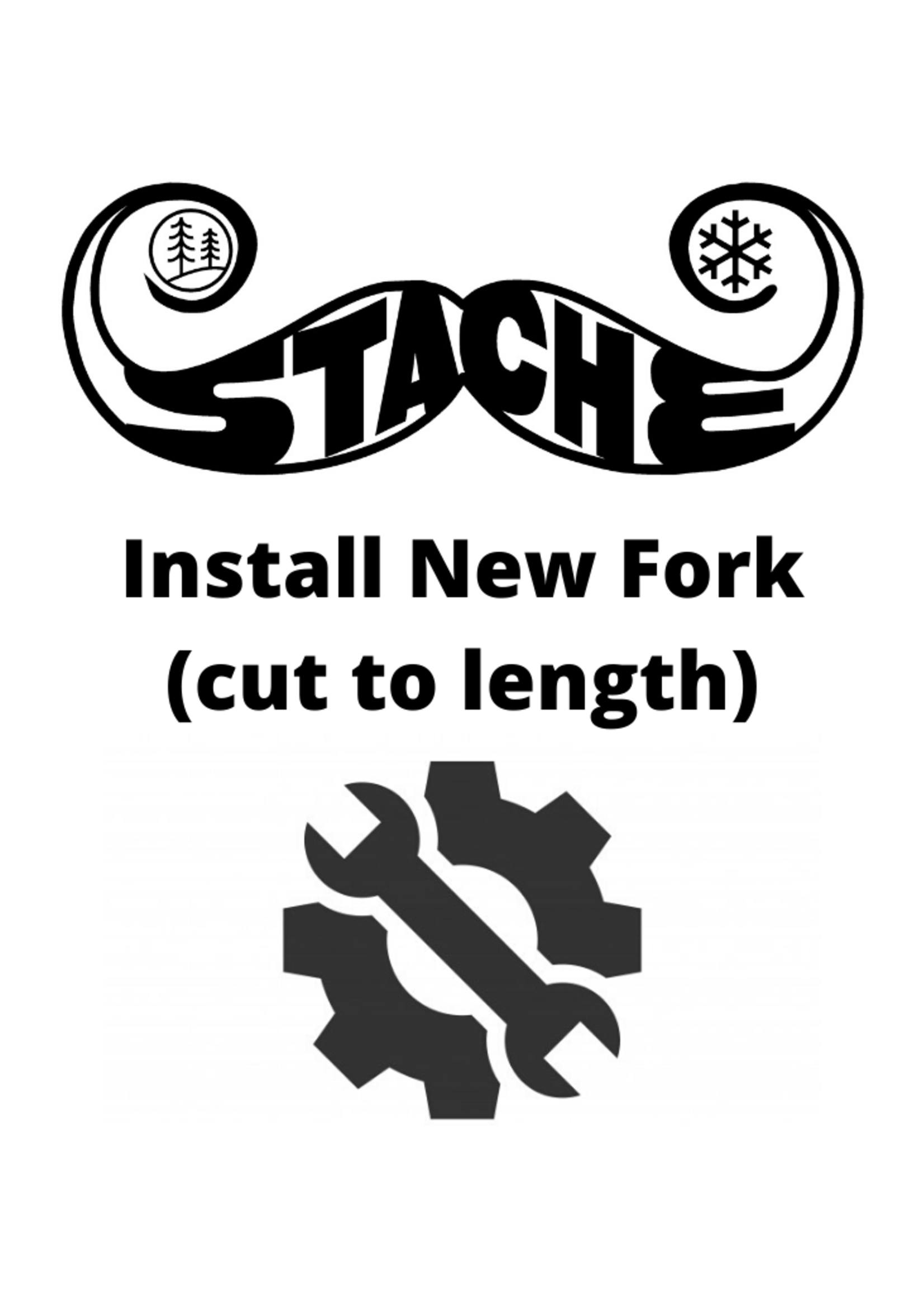 Install New Fork (cut to length)