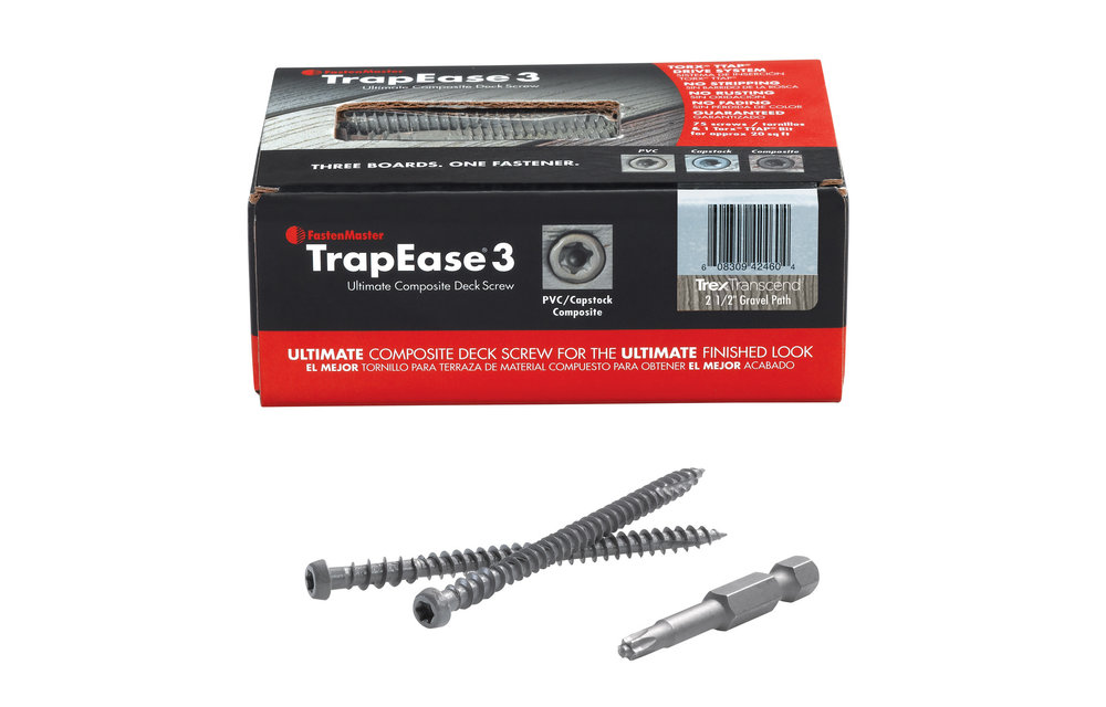 TrapEase 3 2-1/2" Color Matched Deck Screws