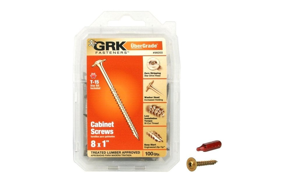 GRK 1" Cabinet Screw 100ct