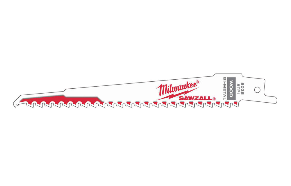 Milwaukee 5/8T 6" Reciprocating Saw Blade
