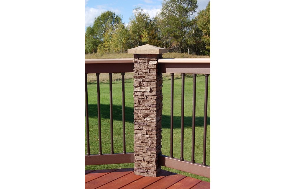 Nextstone Slatestone Post Cover Cap