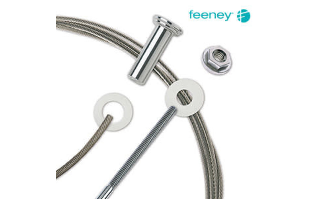 Feeney 1/8" Cable Kit w/Threaded Terminal