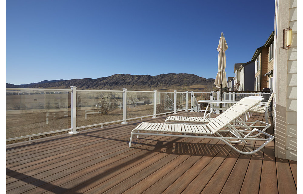 Fortress Home PureView Top and Bottom Rail 6' (2/pk)