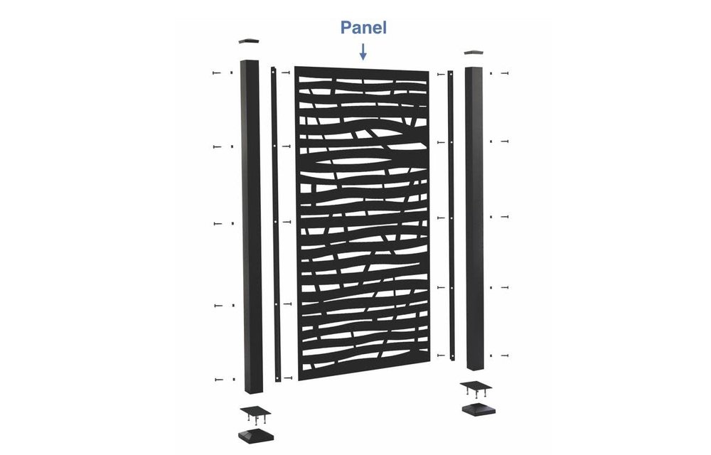 Oasis Privacy Screens Post Only