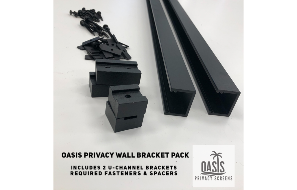 Oasis Privacy Screens U Channel for Slat Wall