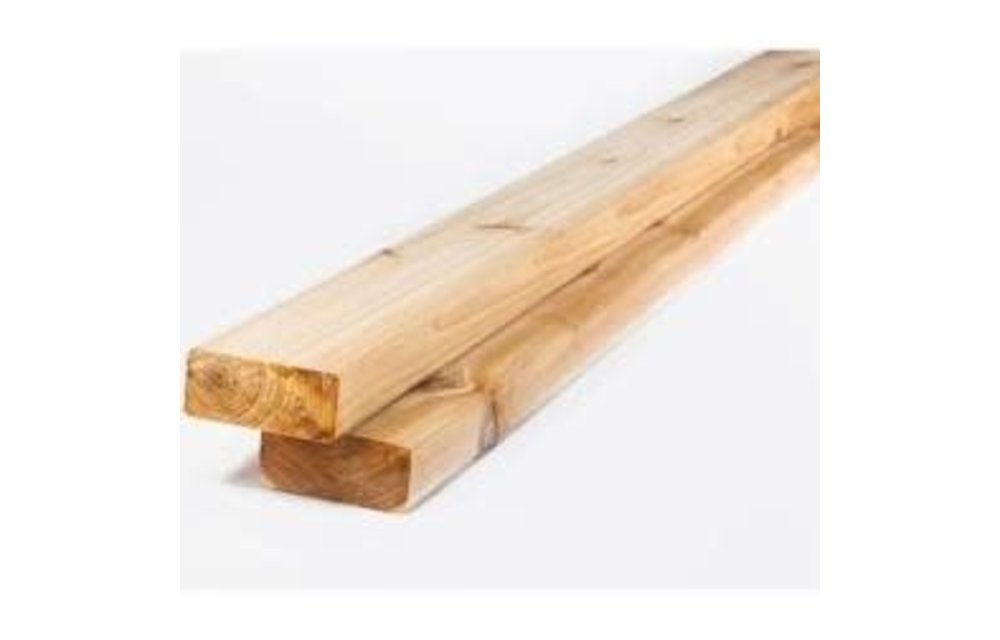 Western Red Cedar 2x4 S4S