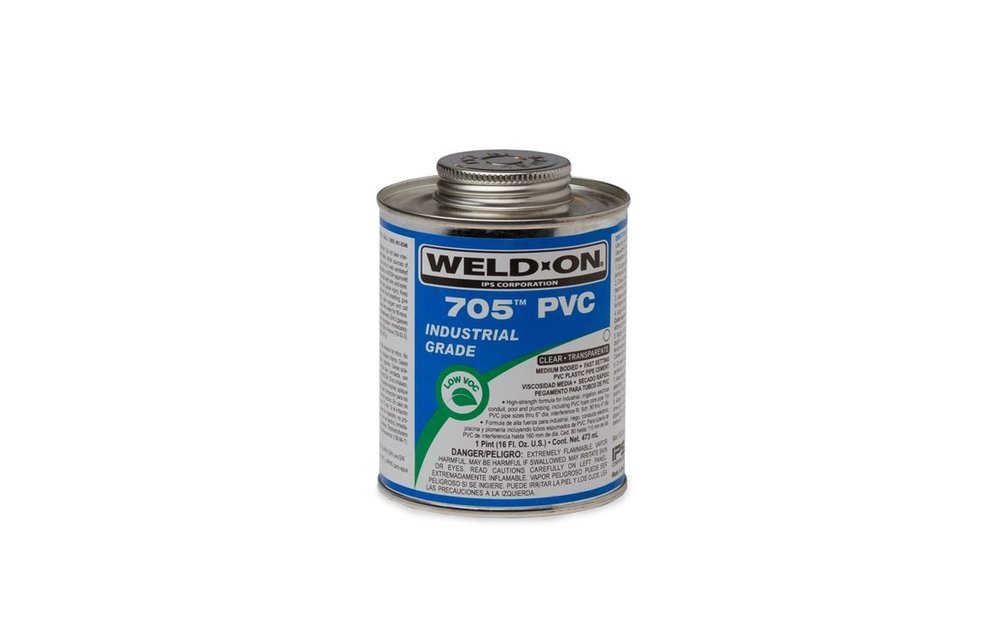 Weld-On PVC Glue Can Clear 8oz