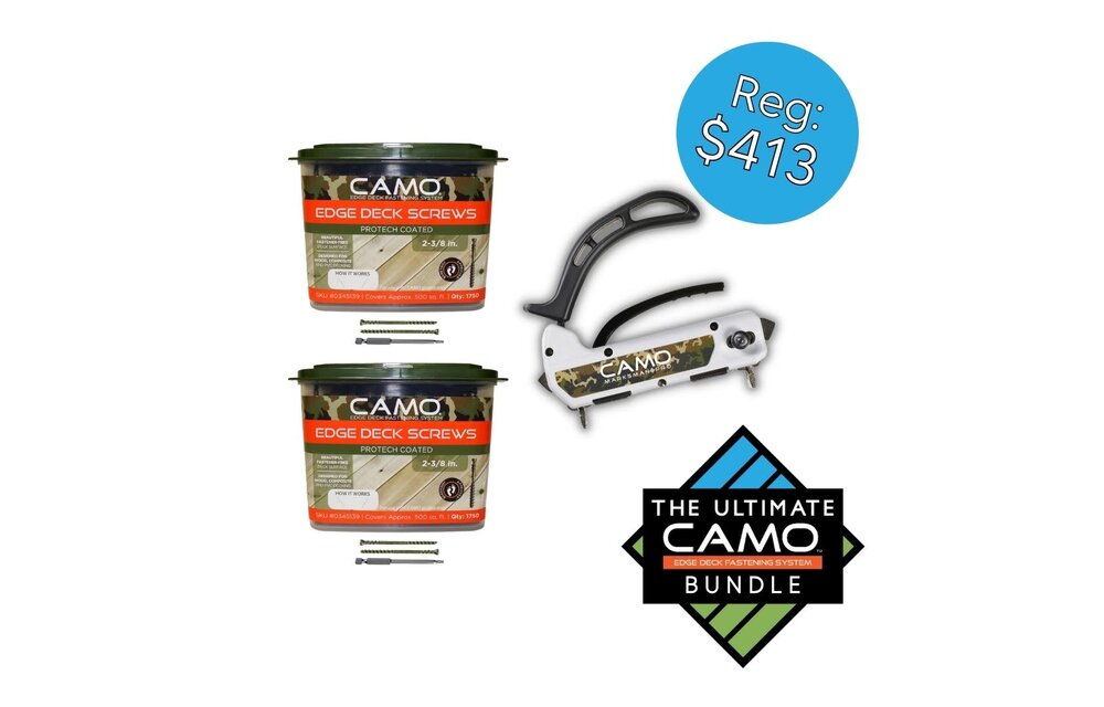 Camo 2-3/8" 1750CT Bundle (Pro 3/16") Includes 2 x 2-3/8" Buckets