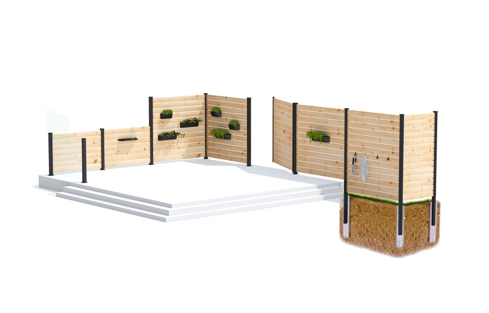 Hoft Privacy Screen 6'