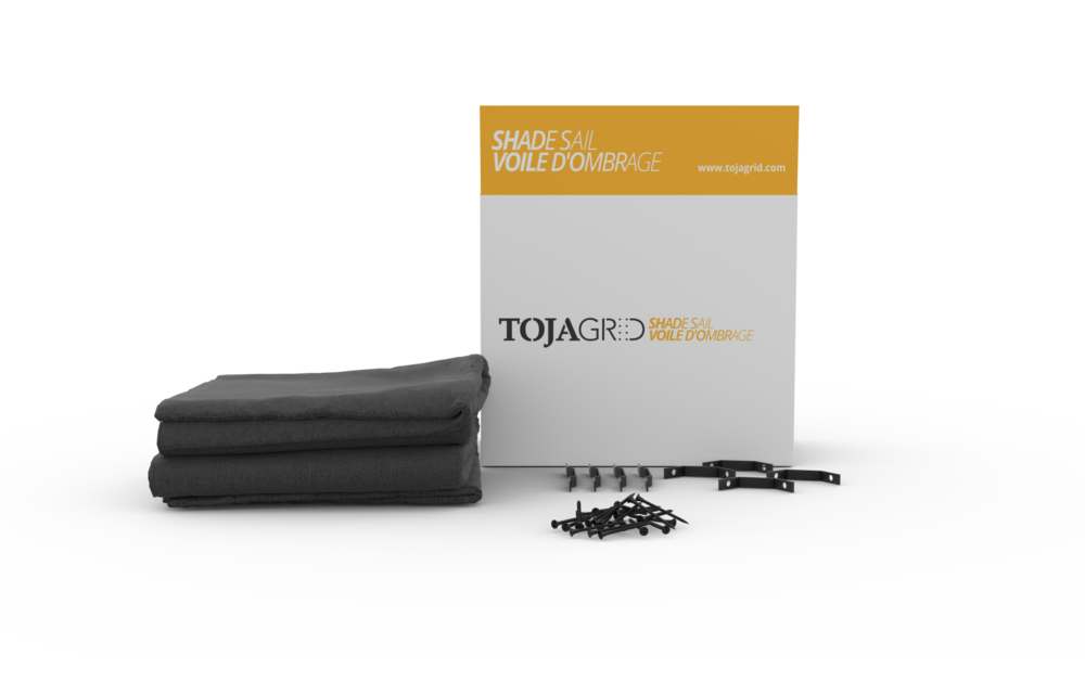 Toja Grid Shade Sail Graphite