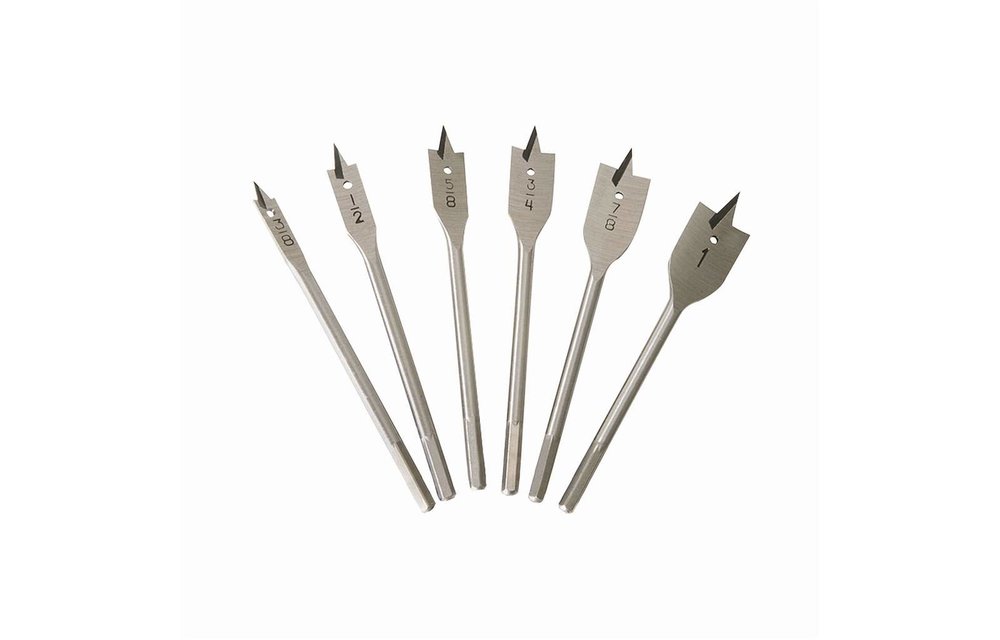 PowerSonic 6-piece Wood Spade Bit Set