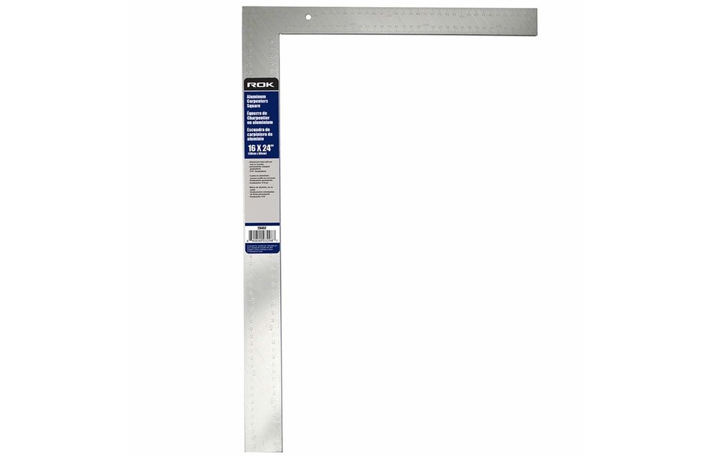 ROK 16-inch x 24-inch Aluminum Carpenters Square