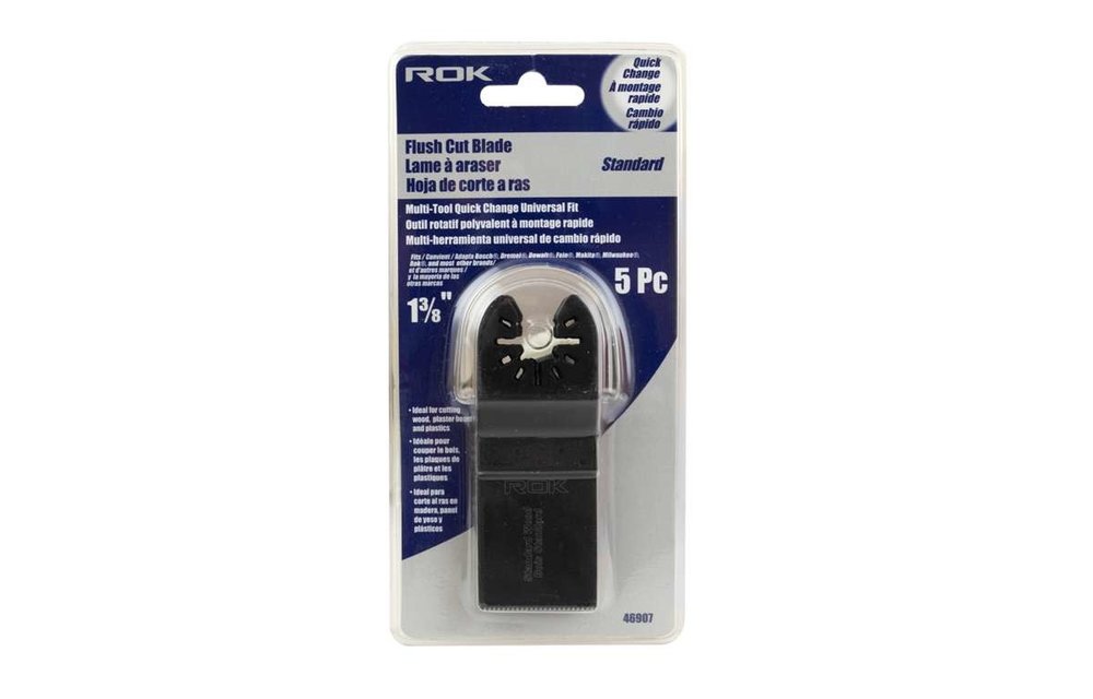 ROK 1 3/8-inch Flush Cut Blade 5-piece