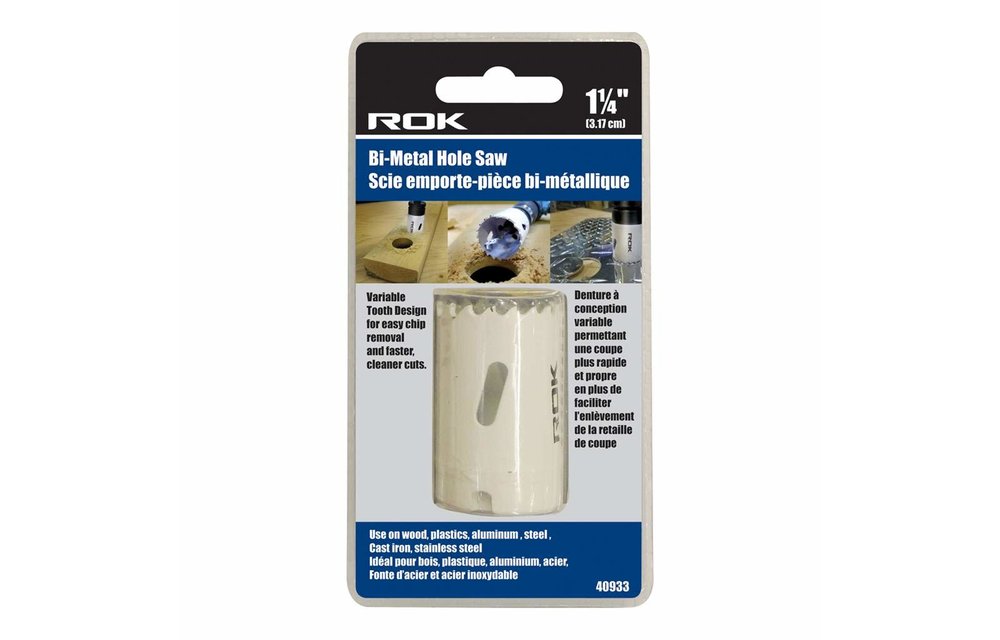 ROK Hole Saw Bi-Metal 1 1/4-inch