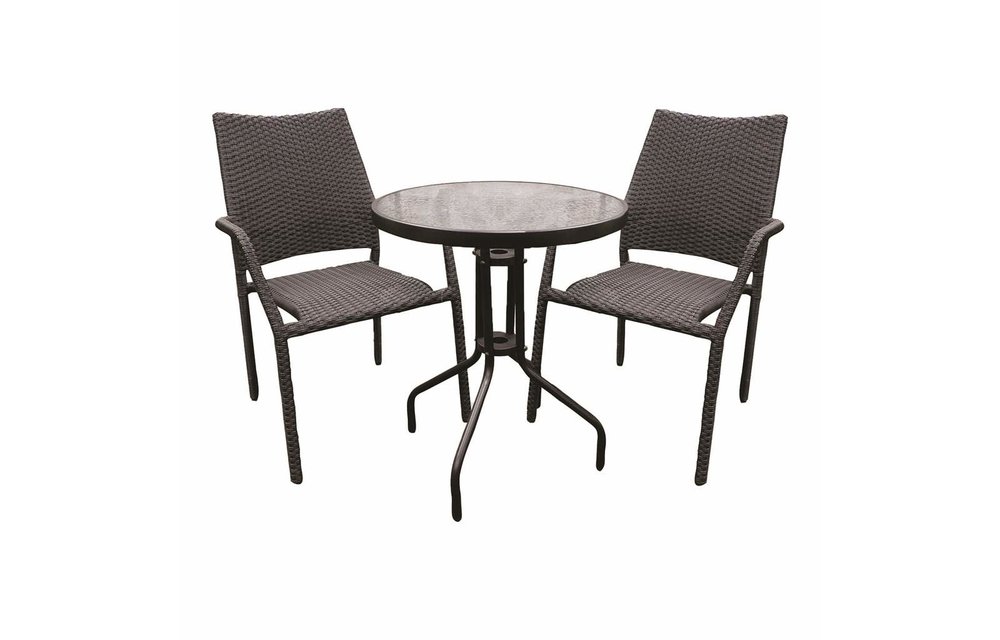 MyPatio Kim 3-piece Bistro Set Steel