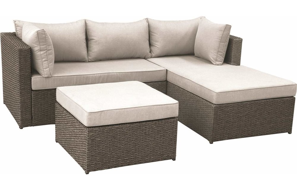 MyPatio Locarno 3-piece Sectional Sofa Set