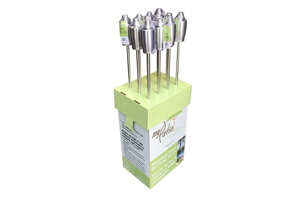 MyPatio Oil Fired Stainless Steel Torch