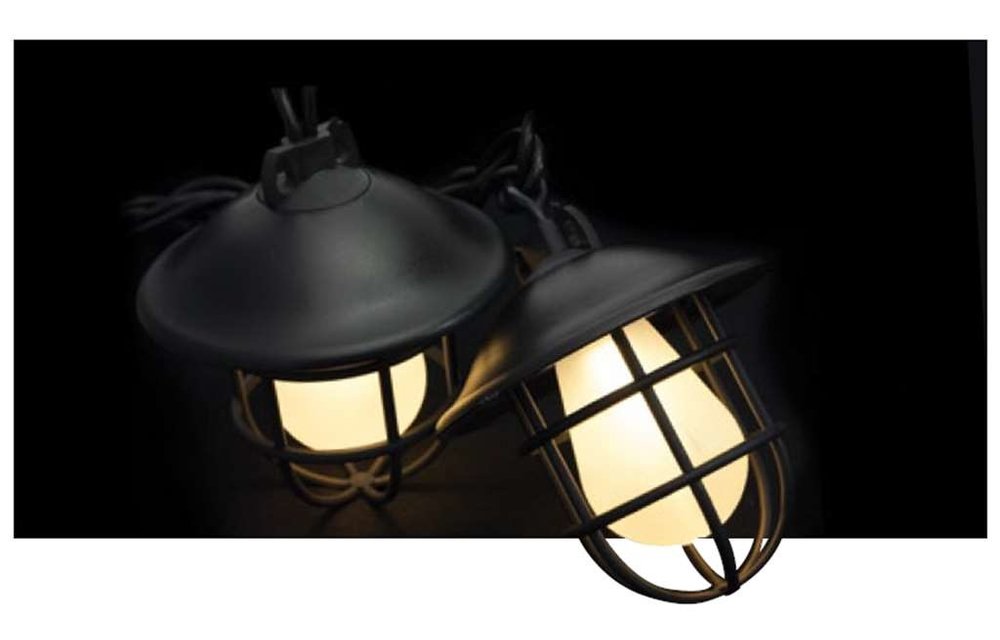 MyPatio 10' LED Patio Lights 10-light - Cafe