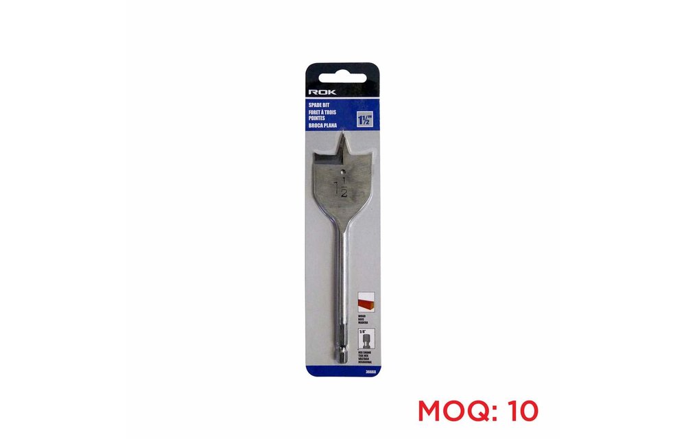 ROK 1 1/2-inch x 6-inch Spade Bit