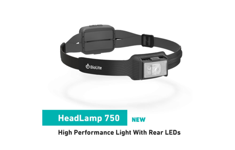 BioLite HeadLamp 750 - Midnight Grey
