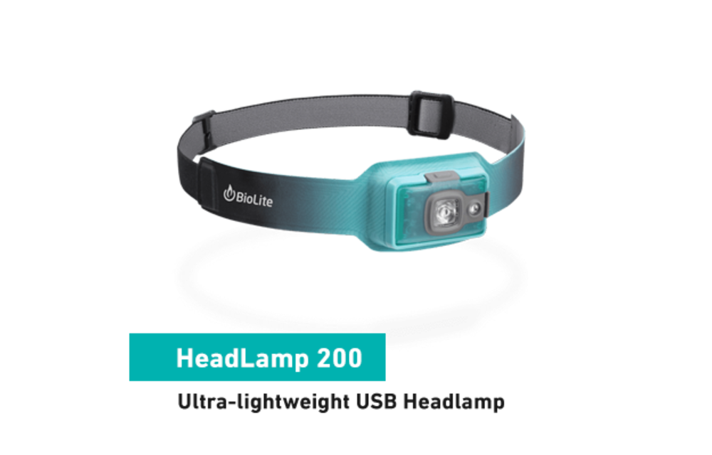 BioLite HeadLamp 200 - Ocean Teal
