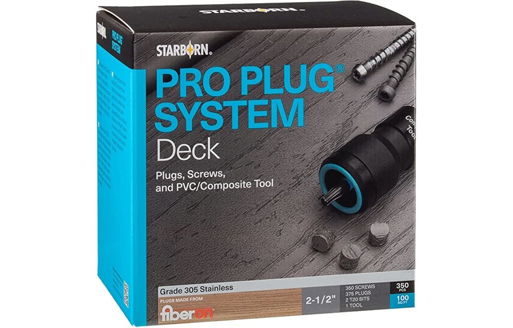 FiberOn Pro Plug Cinnabar 350 Screws/375 Plugs