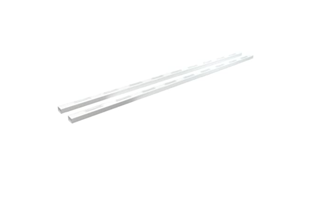 Fortress AL13 PureView Top and Bottom Rail 6' White(2/pk)