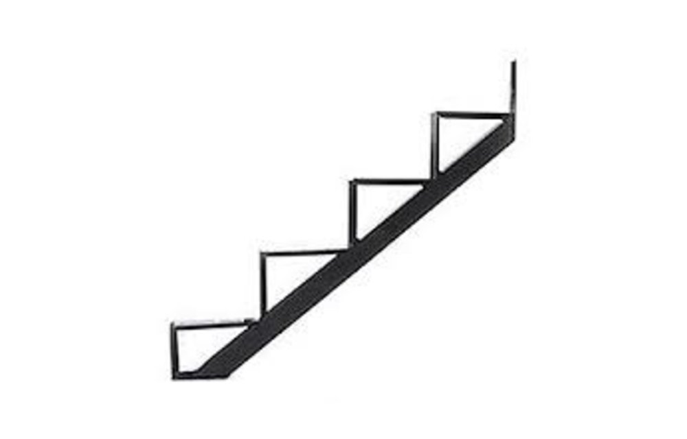 Pylex Aluminum Stair Stringer Black