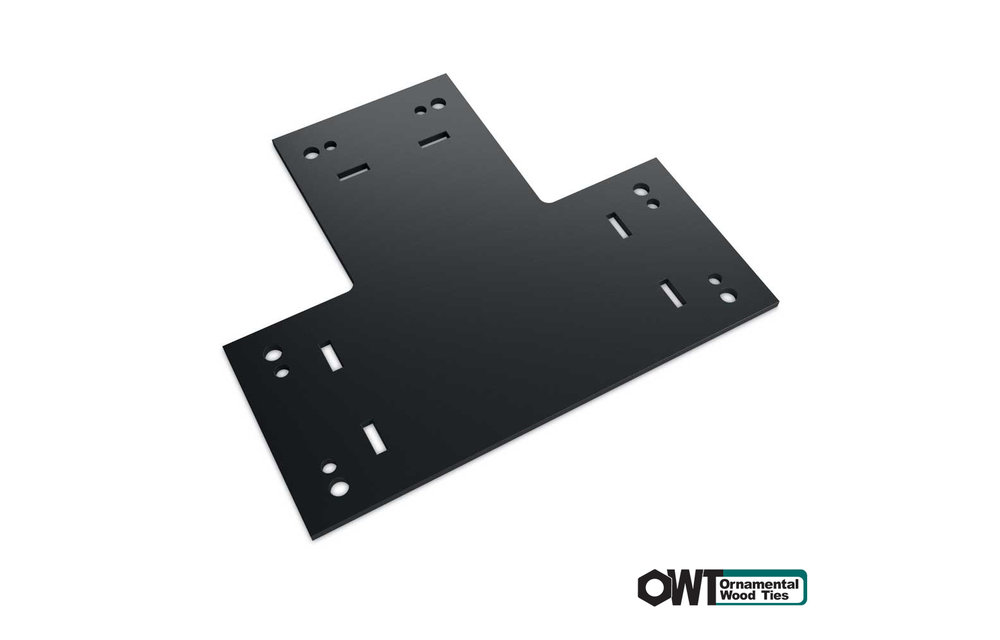 Ozco Ironwood T- Tie Plate Extended