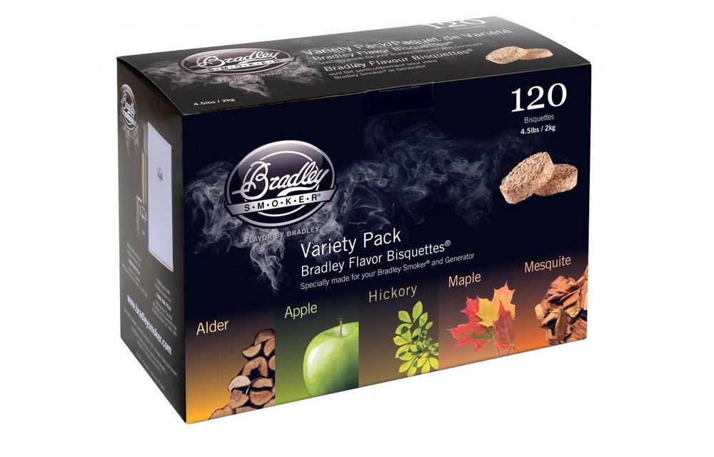 Bradley Bisquette Pack Variety Pack 120/Box