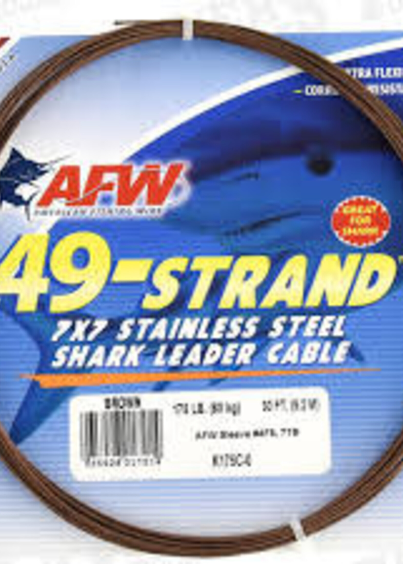 AMERICAN FISHING WIRE AFW 49 STRAND 30FT CABLE
