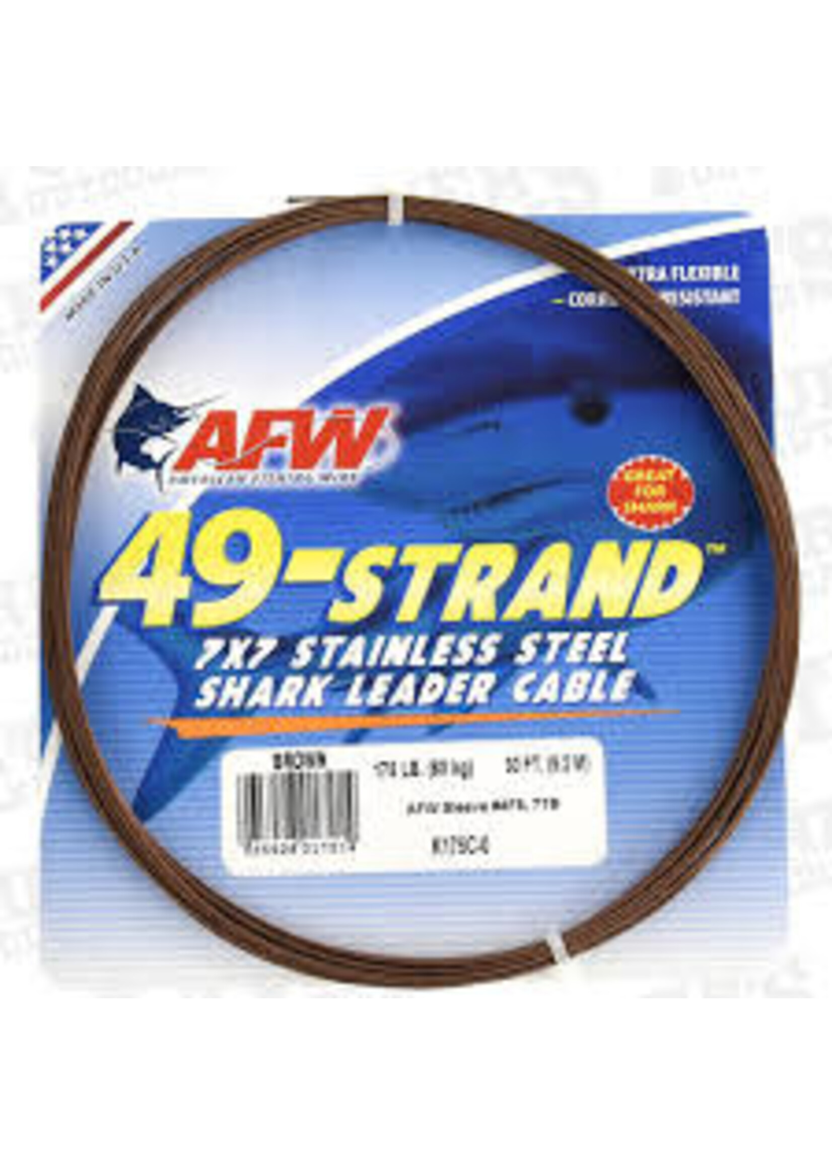 AMERICAN FISHING WIRE AFW 49 STRAND 30FT CABLE