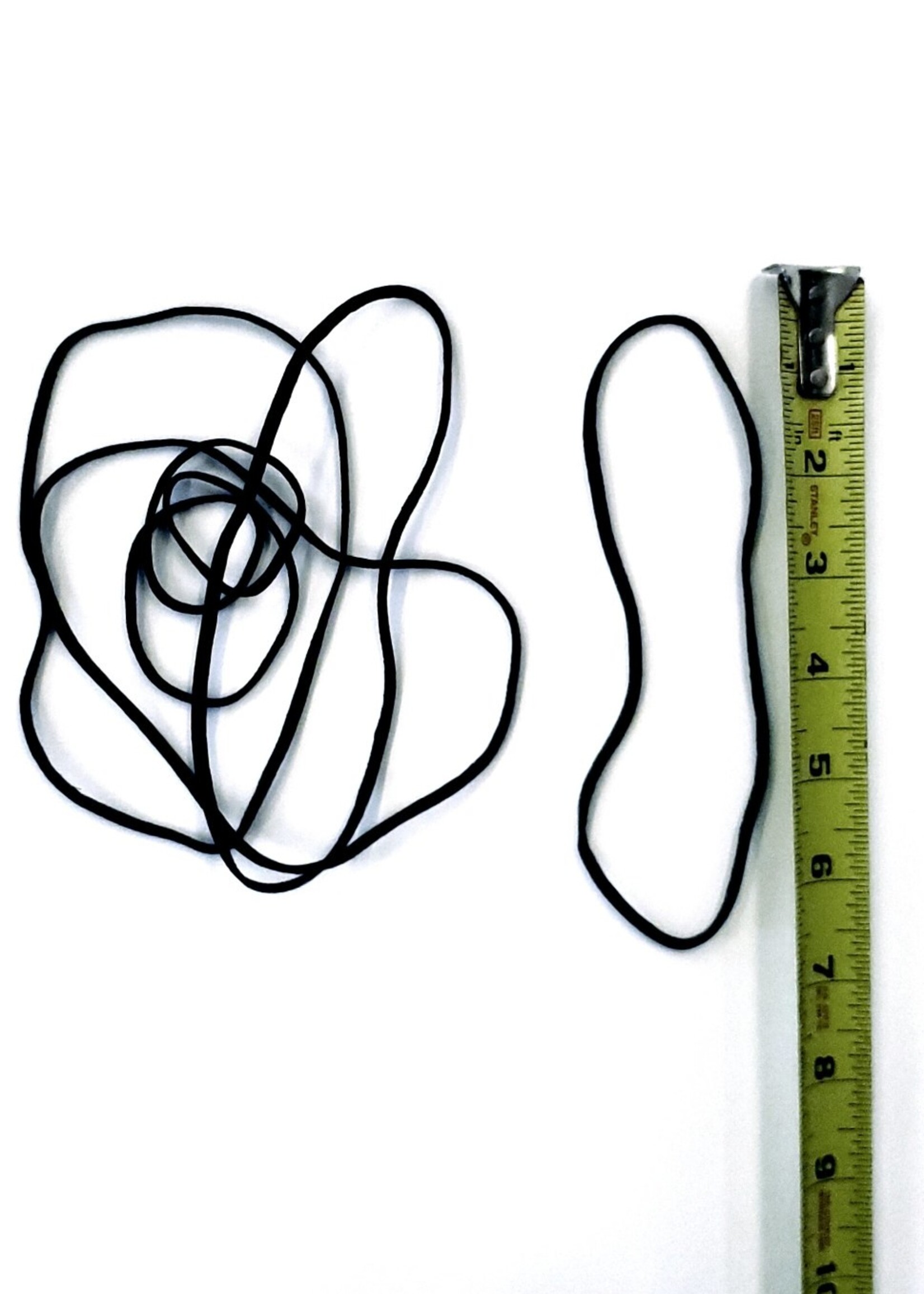 TTC 7IN BLACK RUBBER BAND 1/3LB