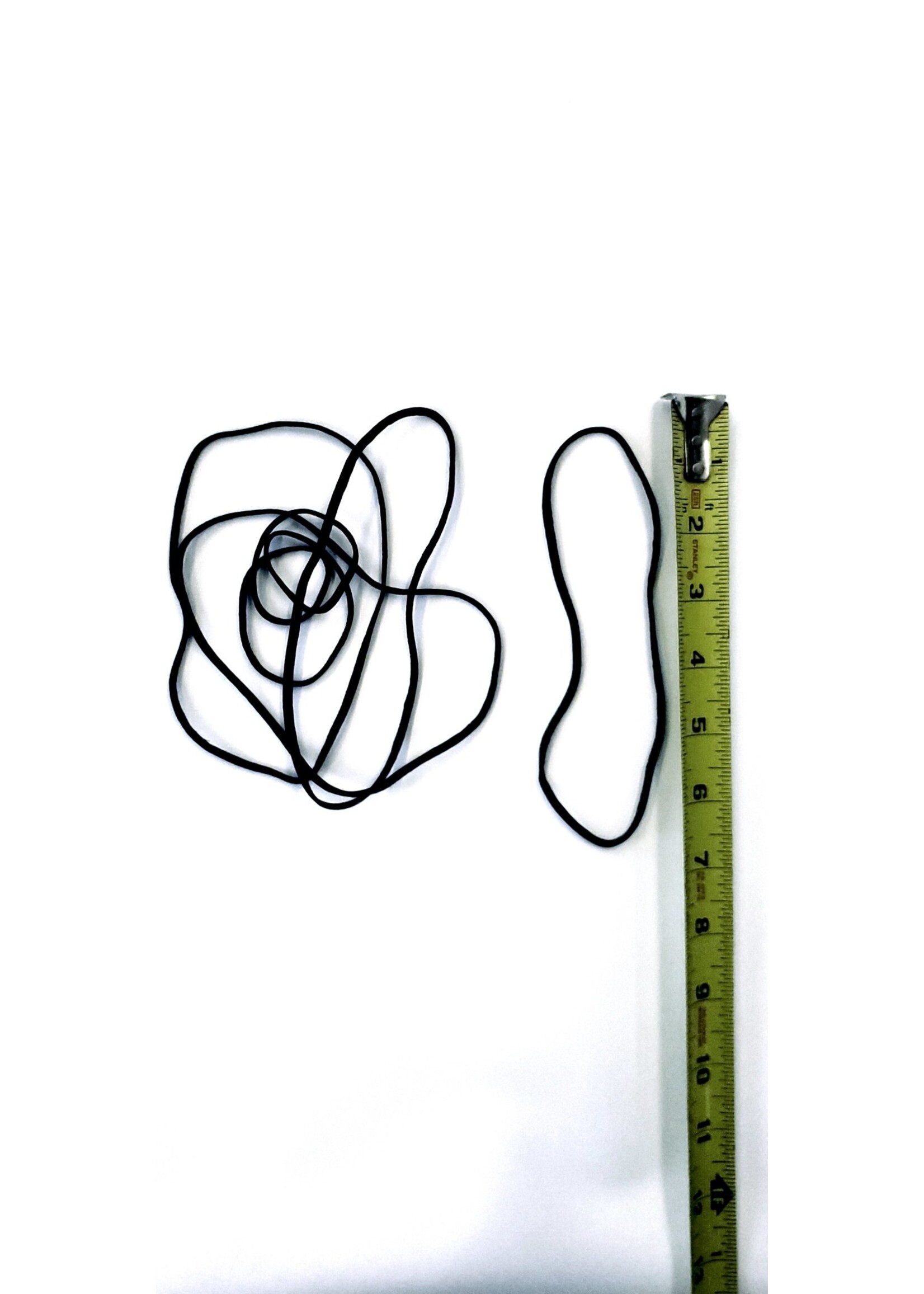 TTC 7IN BLACK RUBBER BAND 1/3LB