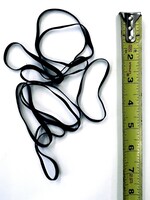 TTC #64 BLACK RUBBER BANDS 1/3LB