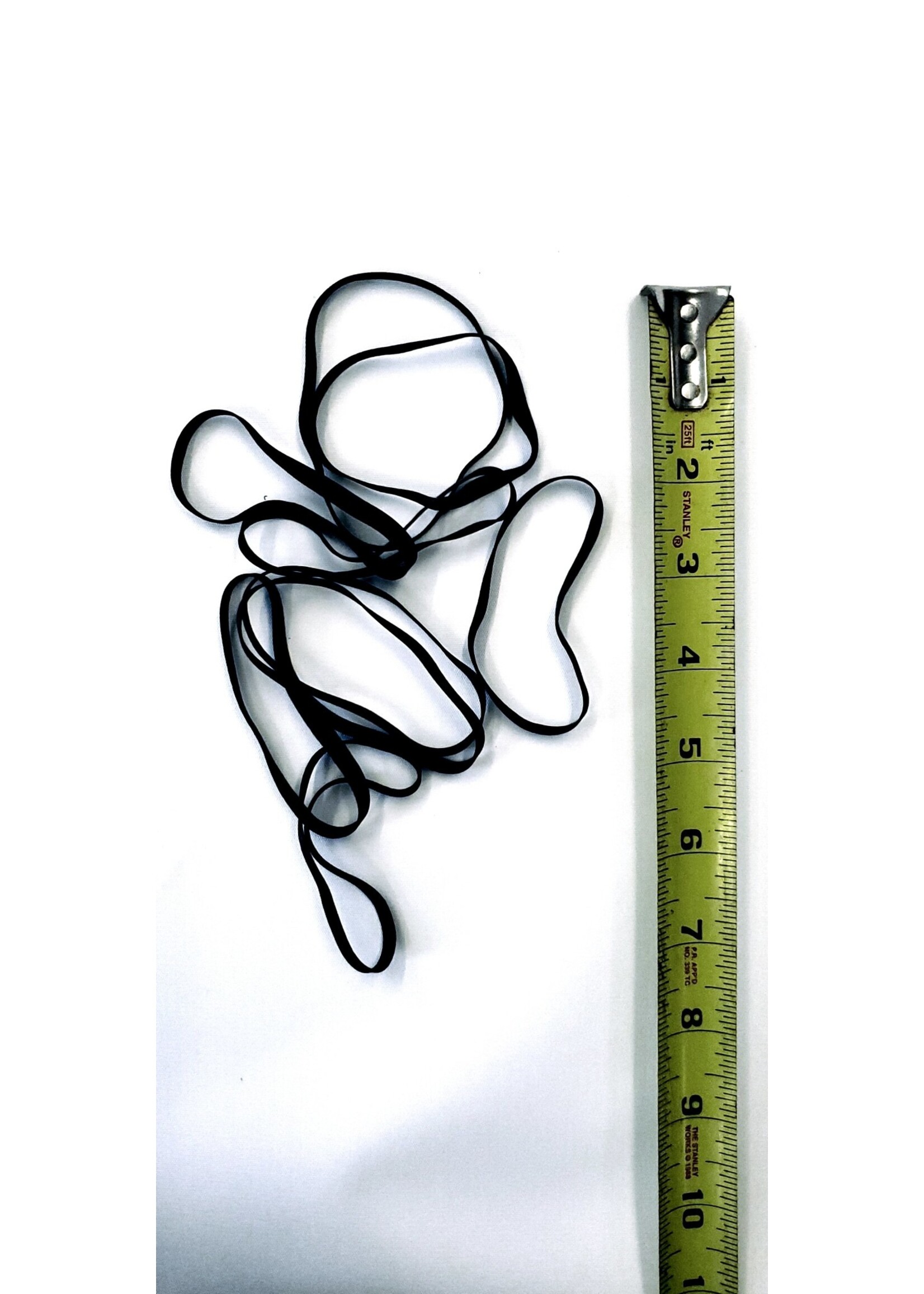 TTC #64 BLACK RUBBER BANDS 1/3LB