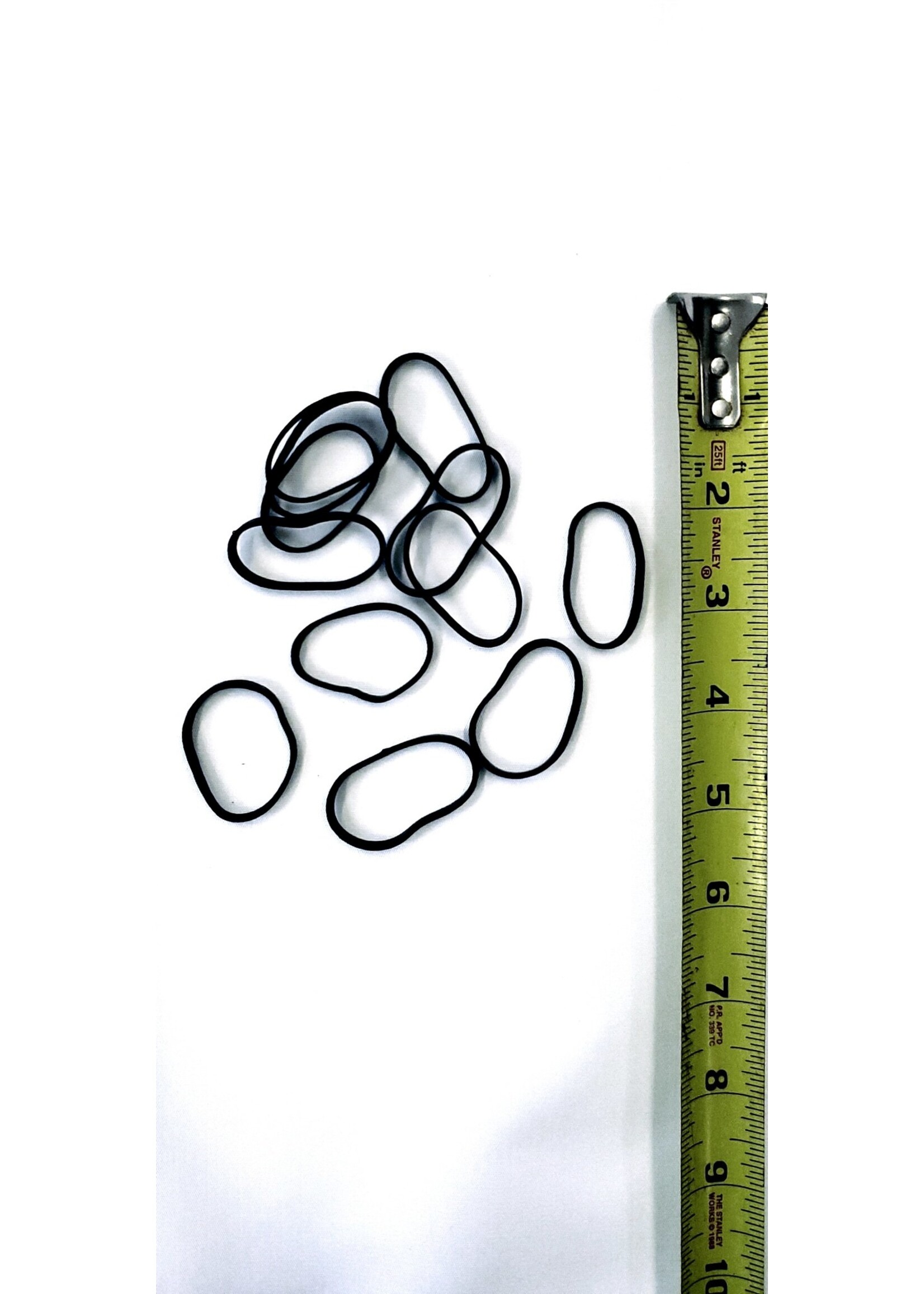 TTC #32 BLACK RUBBER BANDS 1/3LB