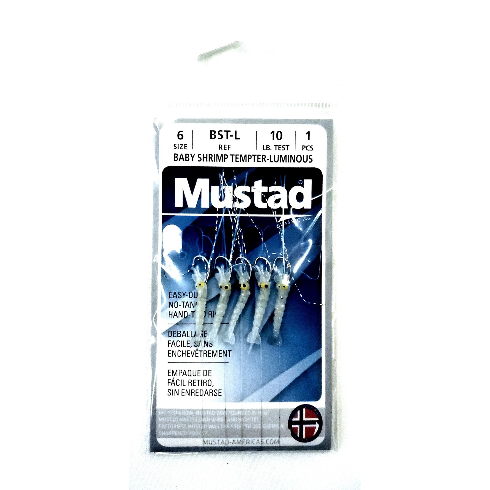Mustad Luminous Baby Shrimp Sabiki