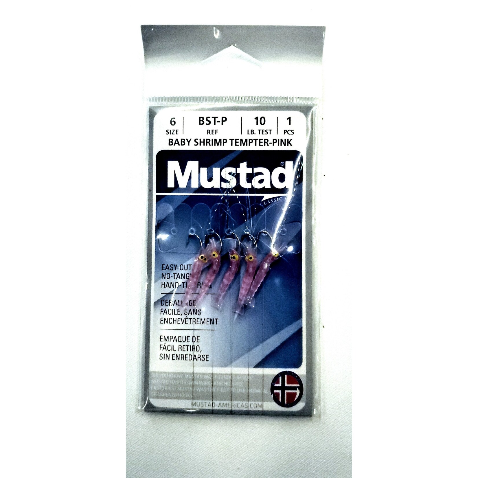 Mustad Pink Baby Shrimp Sabiki