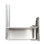 Tightlines Tackle Co Bulkhead Chair Mount Bracket – 20" Adjustable Aluminum Stanchion