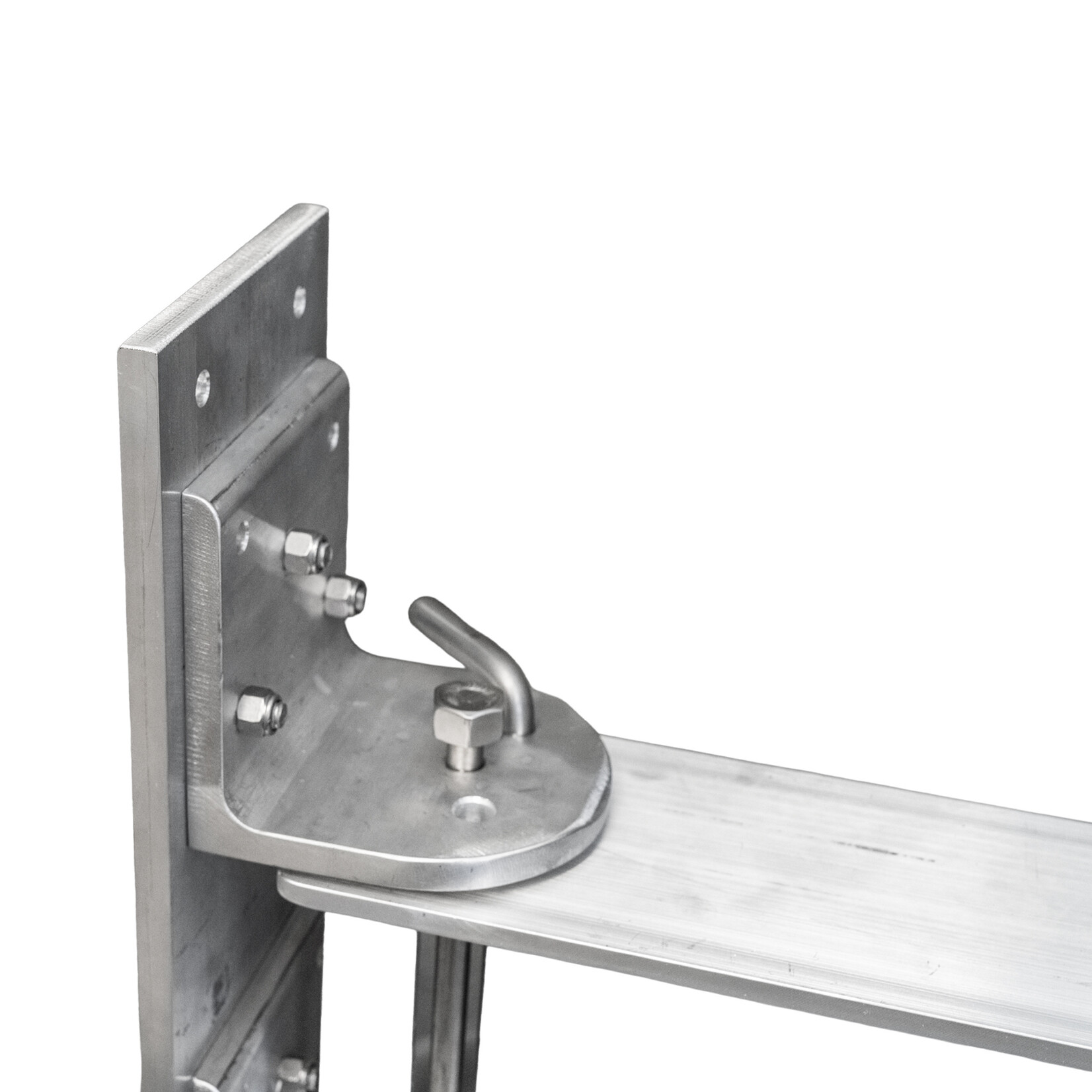 Tightlines Tackle Co Bulkhead Chair Mount Bracket – 20" Adjustable Aluminum Stanchion